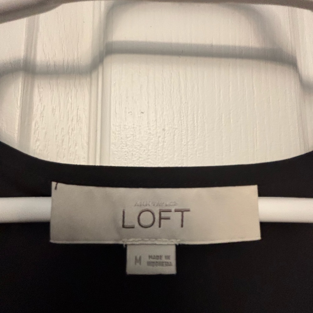 LOFT Classic Black Top - Picture 2 of 6